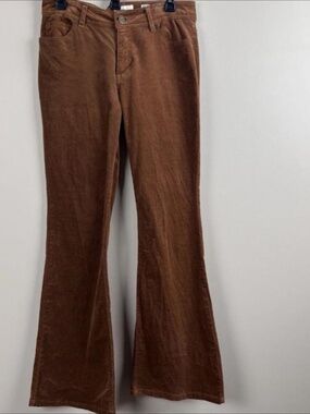 Rocks & Indigo Brown Corduroy Jeans Womens 8/28 Boot Cut Flare Legs